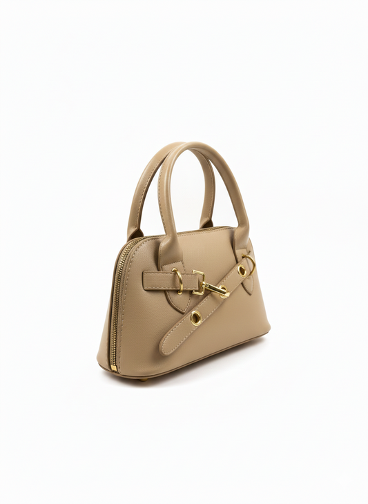 CHERRY OMUZ ASKILI ORTA BOY BEJ EL ÇANTASI