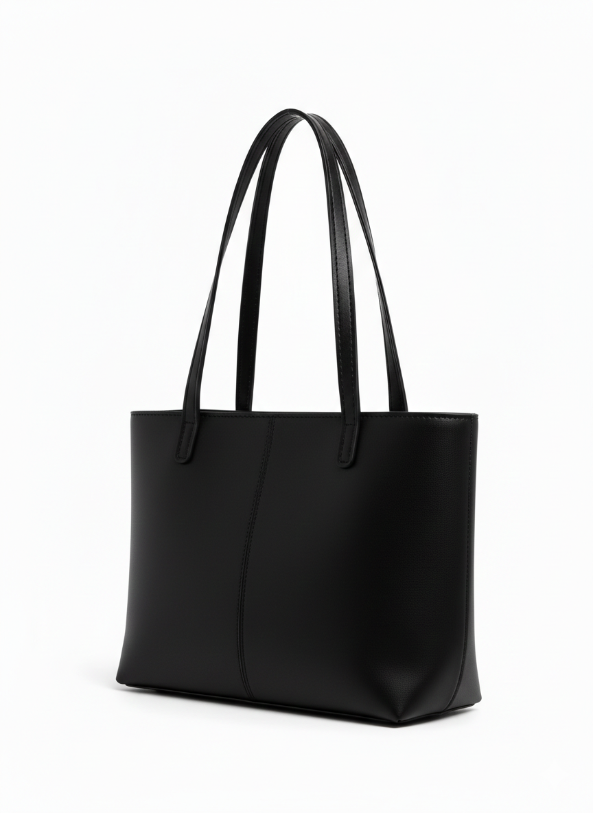 EVA BÜYÜK BOY SİYAH OMUZ ÇANTASI